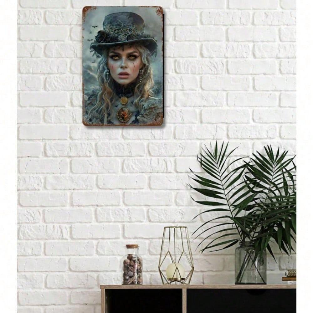 Vintage Steampunk Metal Wall Art, Industrial Decor for Bar Cafe Garage