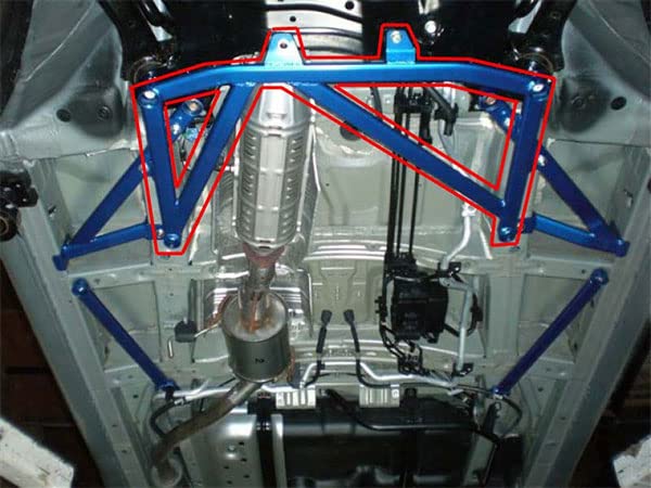 Cusco Power Brace Center for Honda Step WGN (Front Floor) 391/492/FC