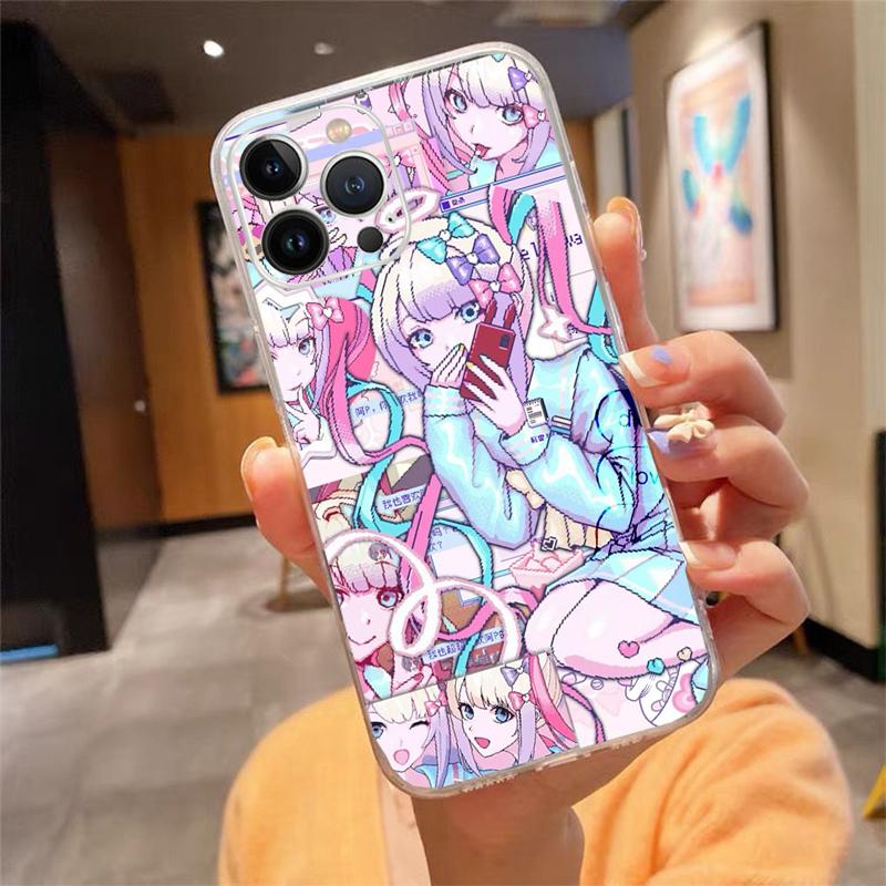 Needy Streamer Overload Kangel Transparent Case For iPhone 17 16 15 Promax Phone Case iPhone 14 13 Pro Plus Air Silicone