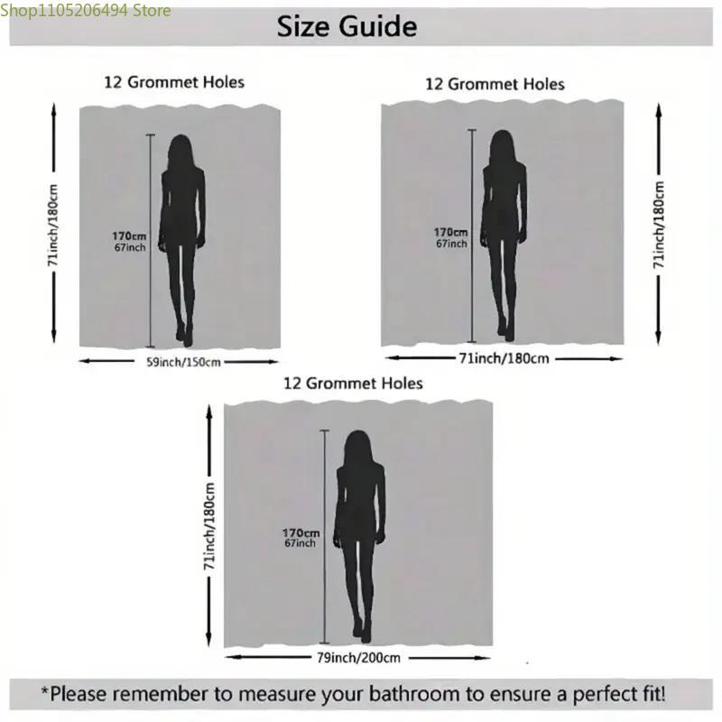 1pc Bathroom Shower Curtain, Gatsby Luxury Party, Anniversary Shower Curtain, Includes 12 Hooks, 180*180cm Bathroom Curtain Ho