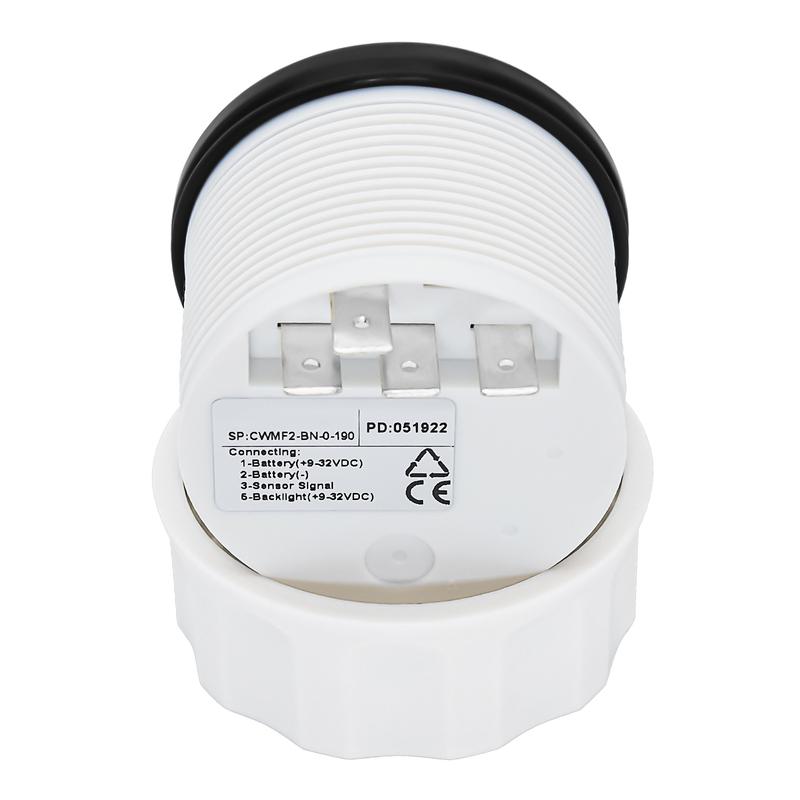 ZMFJH 2"52MM Oil Temperature Gauge Auto Car Boat Yacht 50-150℃,120-300℉ Oil Temp Meter Indicator with Sensor  Red Backlight