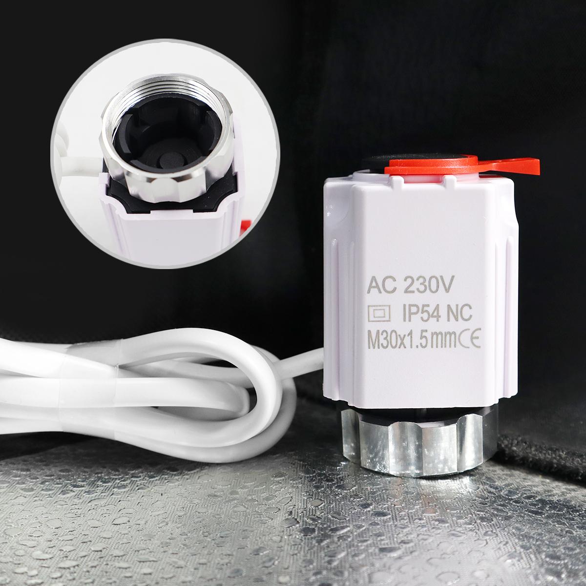 

230v Floor Heating Actuator Normally Closed Electric Thermal Actuator For Underfloor Heating Thermostatic Radiator Valve China Mainland
