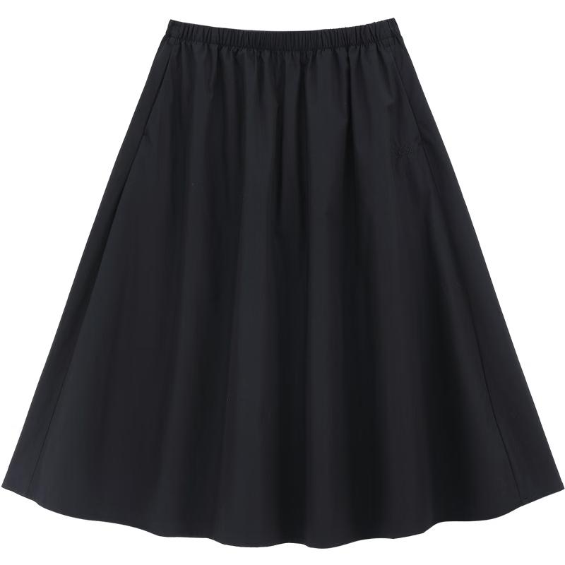 GAP Women s 2026 Spring Logo Embroidered Poplin A-line Skirt 165/70A