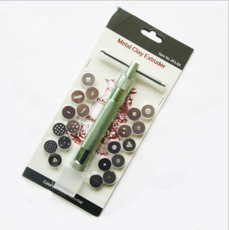 Pistolet do wytłaczania gliny polimerowej - Stopowe narzędzie do ceramiki i rzeźby