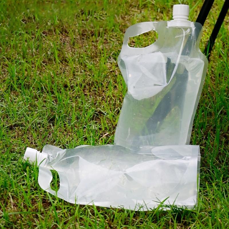 Convenient Portables Water Holder Outdoor Hiking Folding Water Bucket Bag for Camping Family Trip