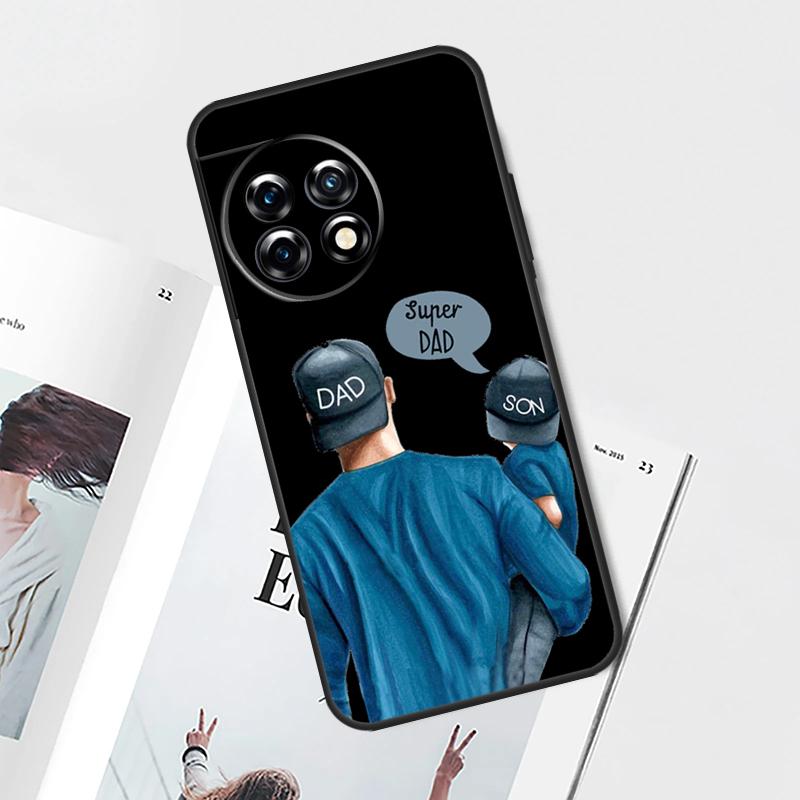 Super Dad Mom Baby Girl Twin Case For OnePlus Nord CE 5 3 4 Lite N20 N30 OnePlus 15 13 12 11 9 10 Pro 13T 13R 10T Cover