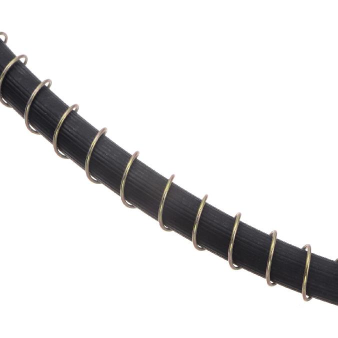 HARFINGTON M10x1mm Gewinde 11,81" Länge Flexible Verlängerung Fett-Schlauch mit Befestigungs-Sechskantmutter für Fettpresse Schmierung