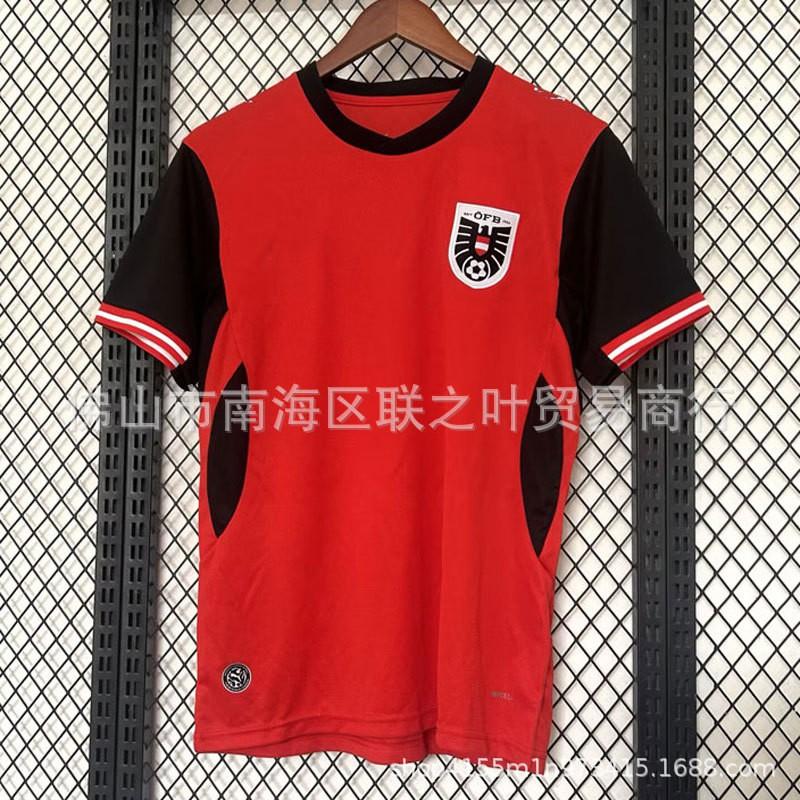 Österreich Nationalmannschaft 2026 Heim Auswärts Fußballtrikot Herren Kurzarm Fan Edition Von Leimer Gregoritsch