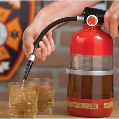 2L Creative Beer Machine Bar Plasic Fire Extinguisher Shape Drink Bottle Beers Machine