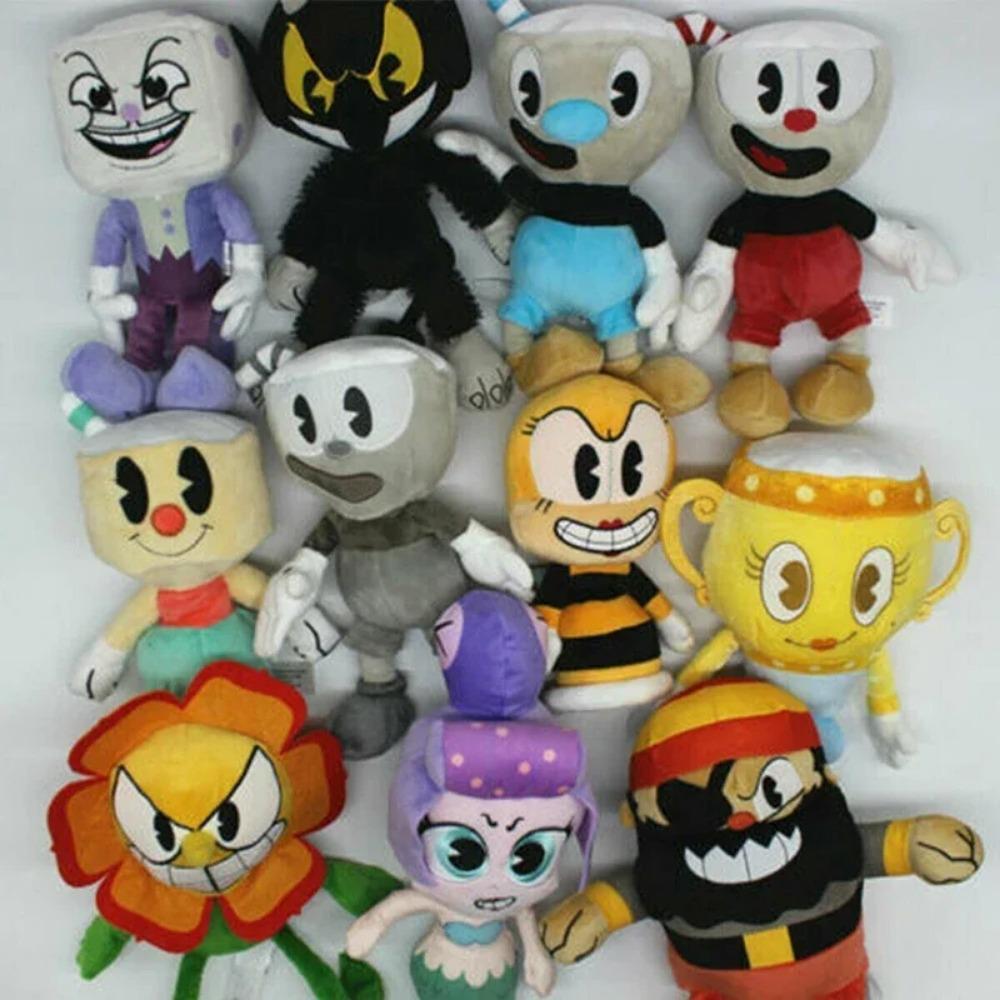 25cm Abenteuerspiel Cuphead Plüschtiere Mugman Der Teufel Legendärer Kelch Plüschpuppen Gefülltes Kissen Kinder Weihnachtsgeschenke