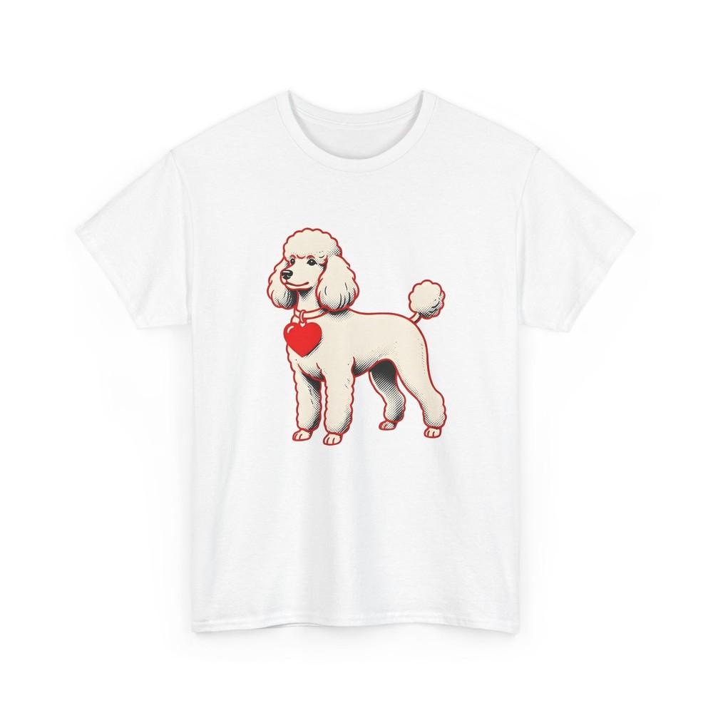 Poodle Dog Shirt Dog Pet Care Gift Women Animated Tee Poodle T-Shirt Dog Fan