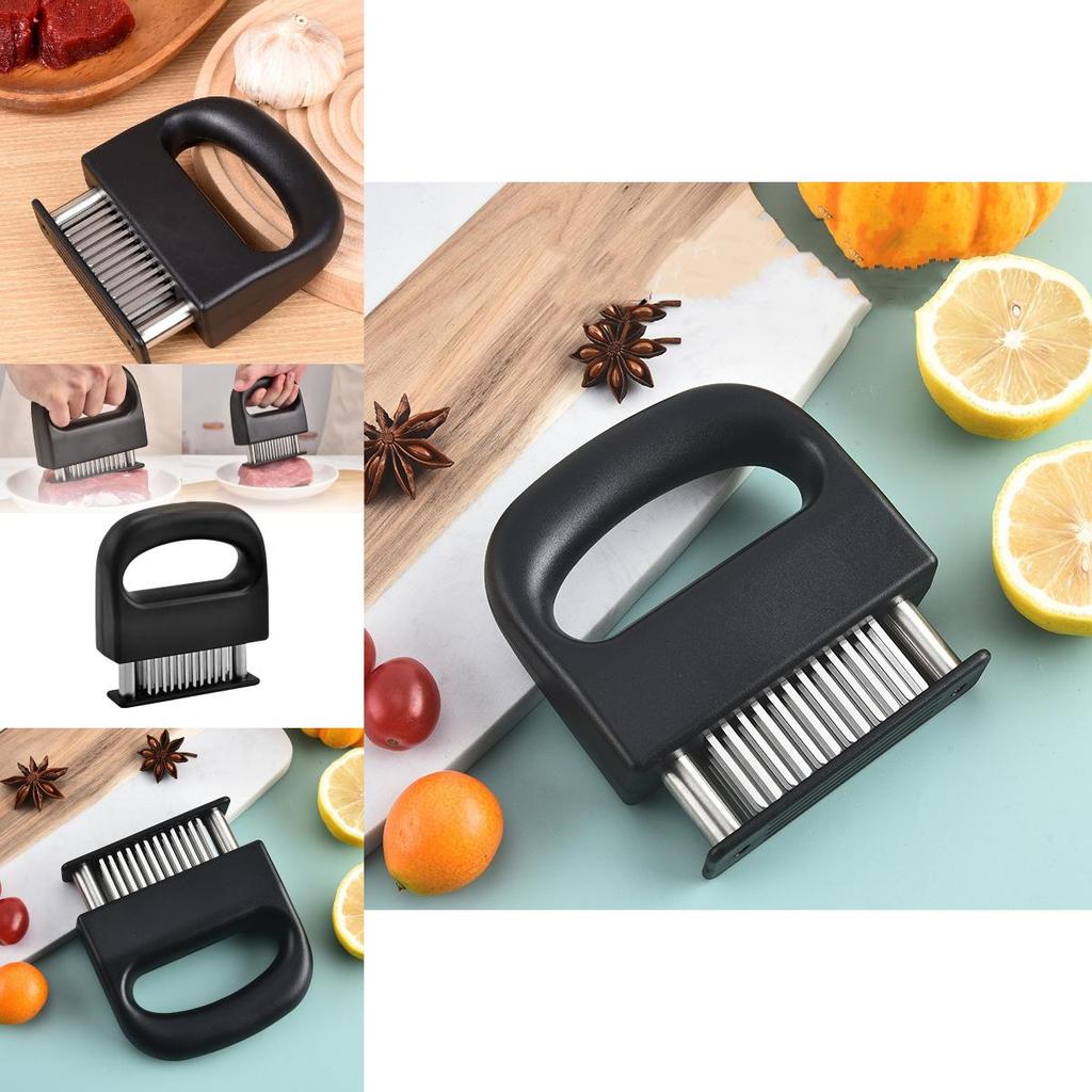 Nierdzewny zmiękczacz do mięsa z 48 ostrymi igłami idealny do steków do użytku kuchennego