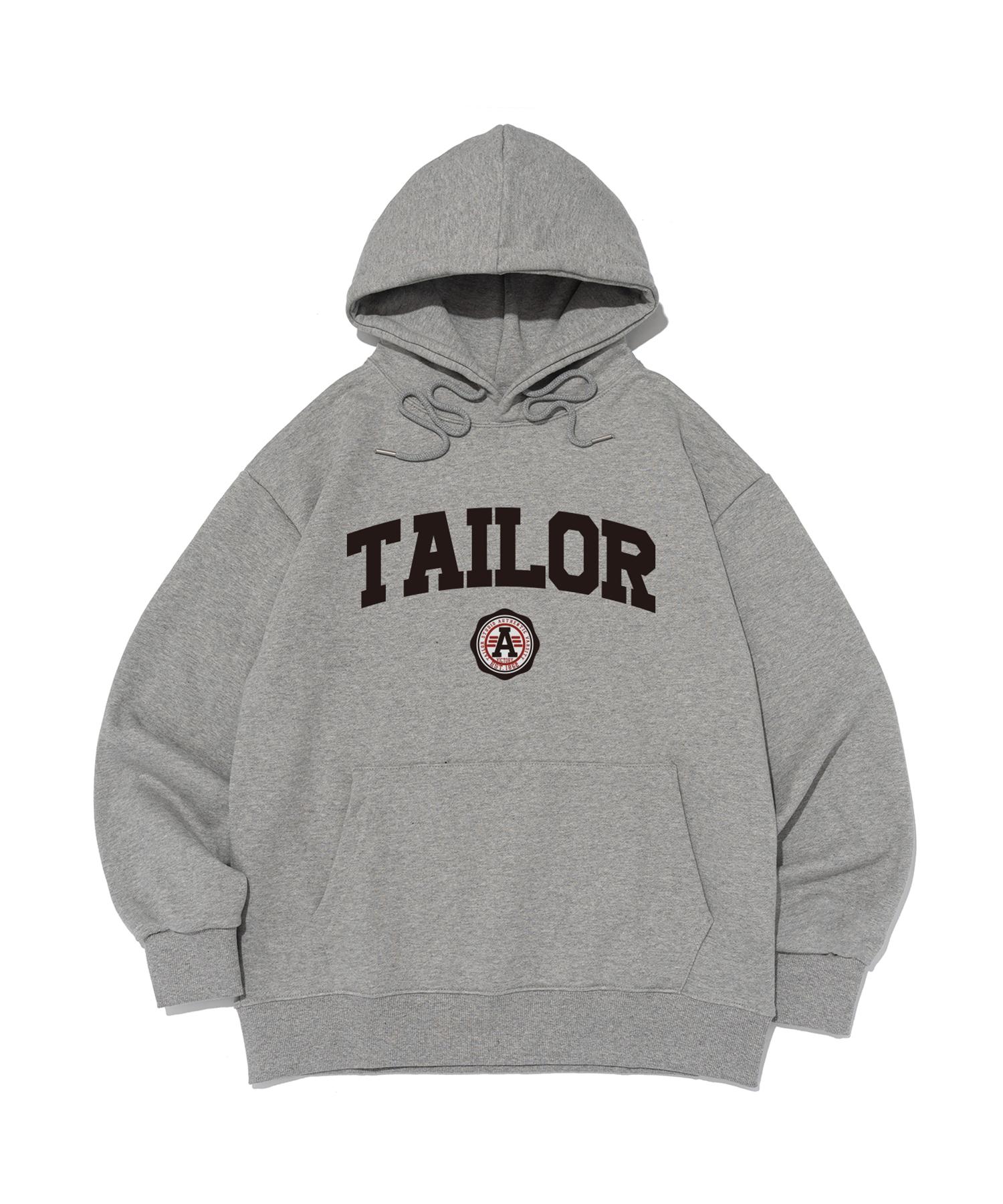 Худи с логотипом-символом Taylor Studio Signature (серый) Gray/S (No Brushed Fabric)