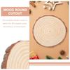 LIOOBO Drawing Blank Board Wood Rounds Unfinished Log Slices Round Cutout Crafts Wood Circles Wood Slice Centerpieces Blank Wood Chips Wood Cutouts