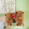Sugar Gourd Capybara Plush Toy Kapibara Doll Stretchable Ugly Cute Doll Throw Pillow Doll