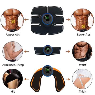 Elektrischer Muskelstimulator EMS Drahtloser Gesäß-Hüfttrainer Bauch-ABS-Stimulator Fitness-Körperschlankheitsmassagegerät