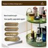 Luxury Rotating Cosmetic Organizer: Bathroom Shelf & Dressing Table Storage for Lipsticks & Skincare Products