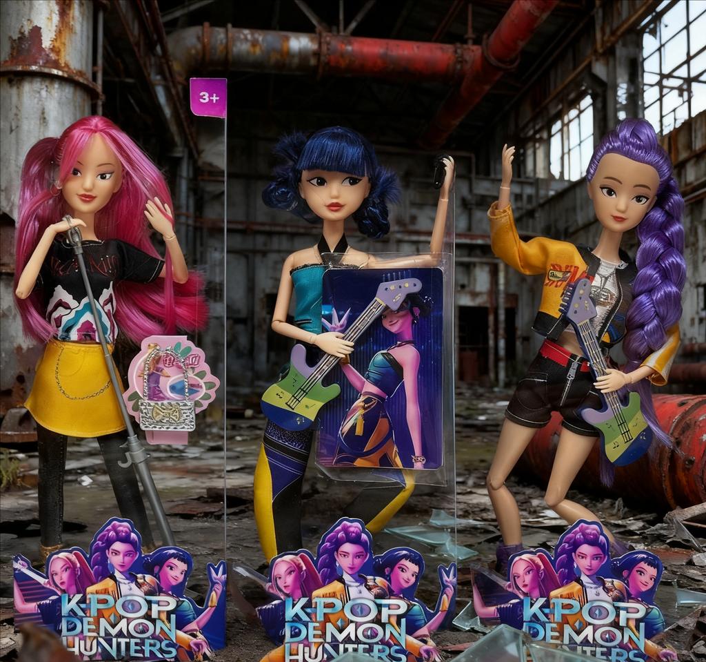 Auf Lager Kpop Dämonenjäger Anime Figur Action Spielzeug Rumi Mira Zoey Schöne Prinzessin Baby Mädchen Puppe Cartoon Sammelgeschenk $$$$$+