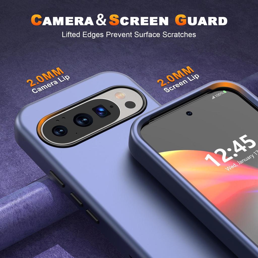 Matte Hautgefühl Google Pixel 10 Pro Hülle - Grenzüberschreitendes Neues Drei-in-Eins-Design