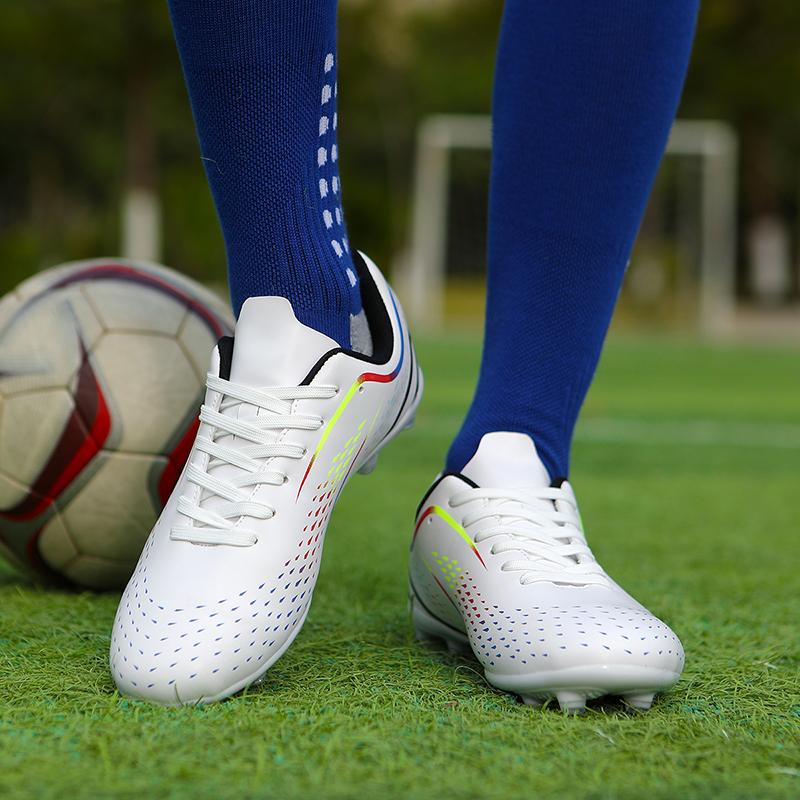 Mens Football Shoes Training Artificial Captain Football Shoes for Kids Boys Soccer Shoes