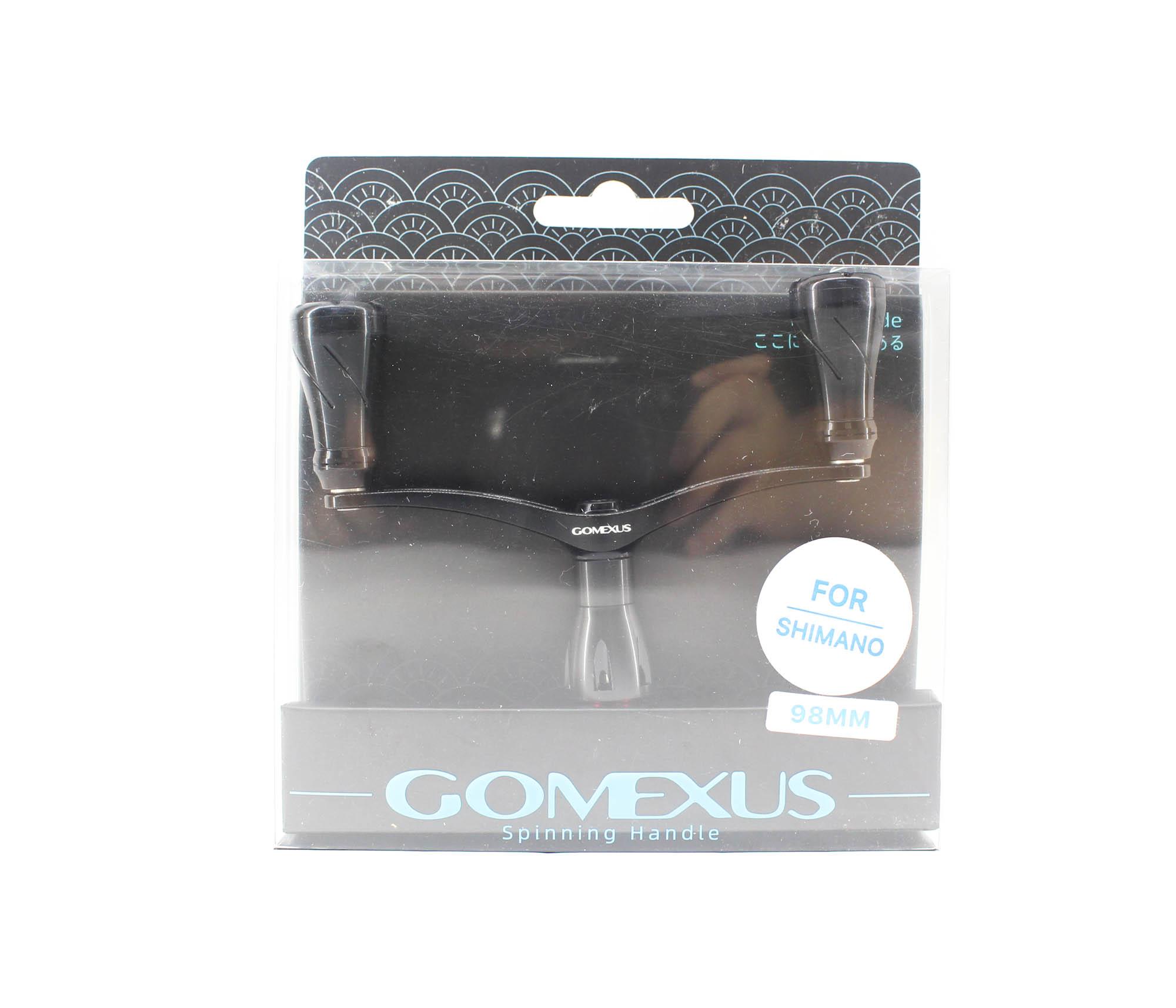 

Ручка Gomexus MYS98A20BKBK Двойная алюминиевая черная 98 мм Shimano (1960)