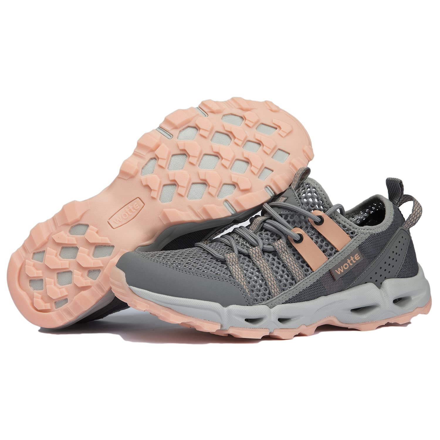 

Треккинговые ботинки NDB для пешего туризма, альпинизма, трейлраннинга, горные, унисекс [Newdenber] Женские, амфибийные, обувь, сетка, дышащие, быстросохнущие,