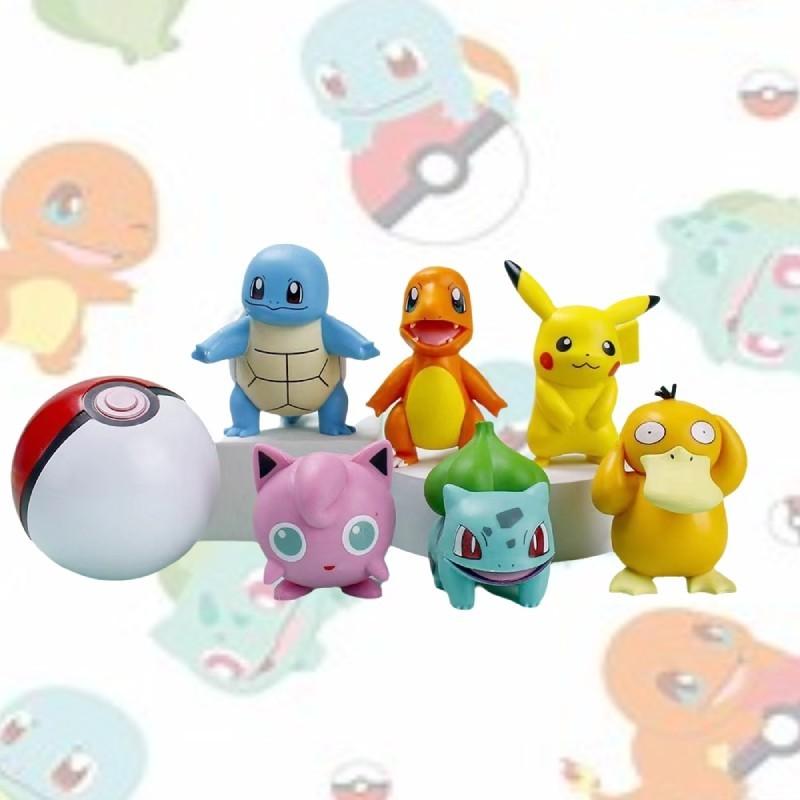 Adorable Pikachu Pokemon Can Reach Duck Cartoon Car Doll Cake Hand Decoration Pvc For Enthusiastic Collectors And Fans