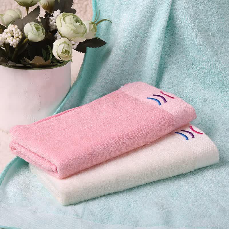 TISEN Embroidered Cotton Blend Towel