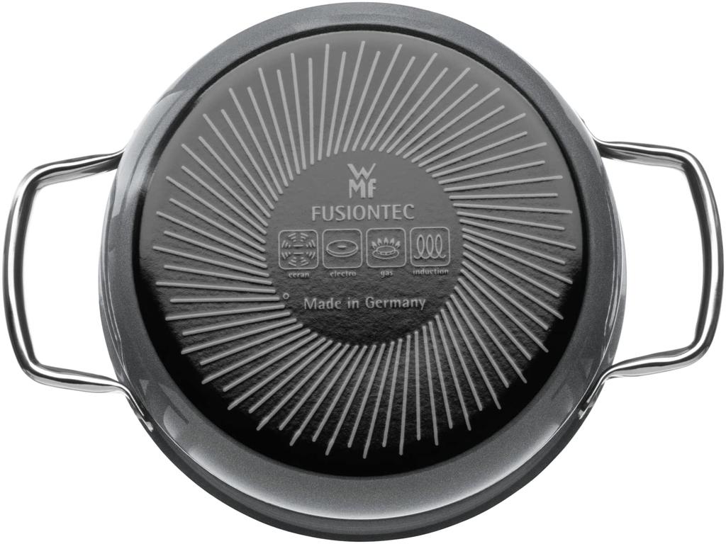 WMF (WMF) Deep Casserole Pot, 16cm, IH and Gas Stove Compatible, Waterless Cooking, Mineral Material Made from Natural Minerals, "Fusiontec Mineral Hi