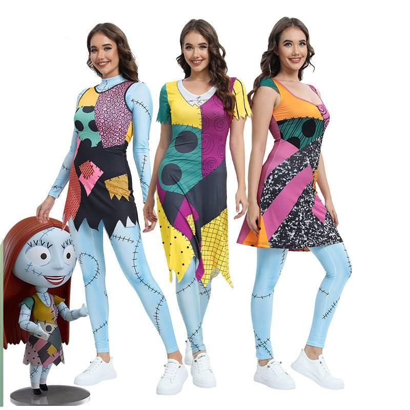 Enchanting Sally Dress For Women Inspired By The Nightmare Before Christmas Costume