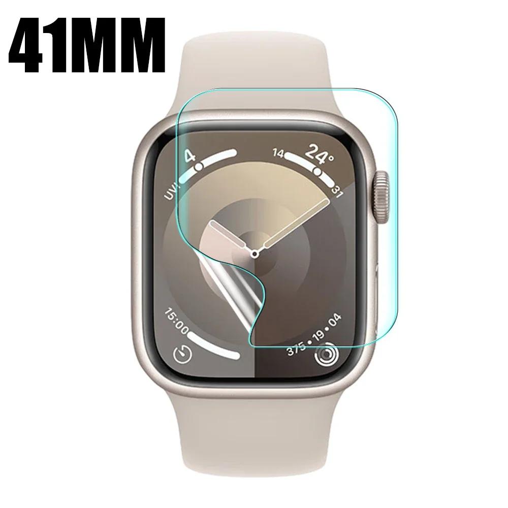 For Apple Watch Series 10 9 Hydrogel Film Soft HD Screen Protector for IWatch S10 42mm 46mm S9 41mm 45mm Smartwatch Accessories
