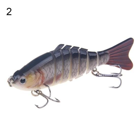 10cm Multi Jointed Fishing Artificial Lifelike Lure Wobbler Swim Bait Tackle