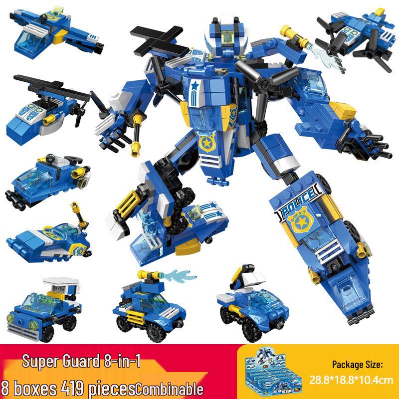 Xiaomingxing Bausteine - Kompatibel mit Lego, Pädagogisches Montagespielzeug mit kleinen Partikeln für Jungen