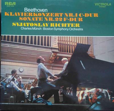 LP Record BEETHOVEN  SVJATOSLAV RICHTER CHA  Klavierkonzert Nr. 1 Cdur Op. 15  VICS1478 RCA VICTROLA 1976 Germany Classical Used