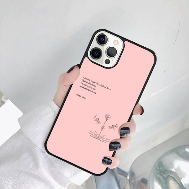 Minimal Aesthetics Flowers Phone Case Cover For For iPhone 17 Air 15 Pro MAX 16 Plus 14 12 11 13 Coque