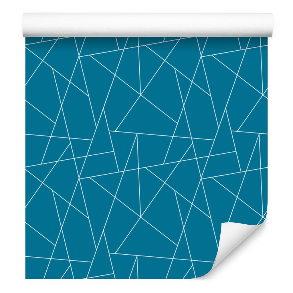 Wallpaper Geometric pattern turquoise, bottom turquoise 50x1000