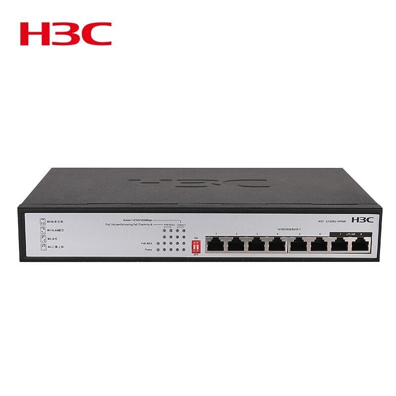 

H3C S1208V-HPWR 8-Port Gigabit Enterprise PoE Switch