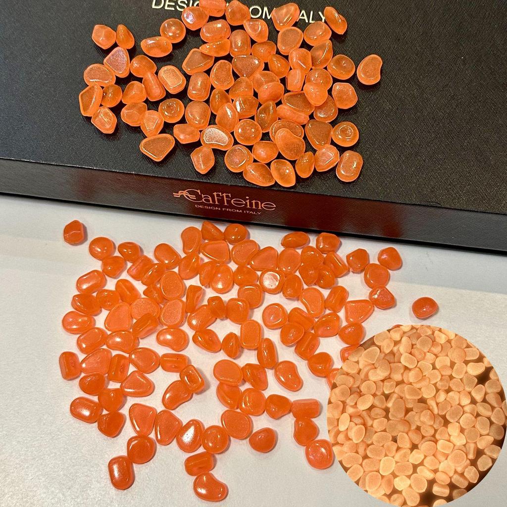 5-8mm Luminous Artificial Fluorite Pebbles for Aquariums and Gardens