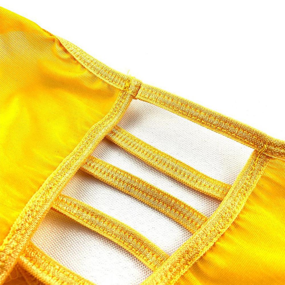 Vysoce kvalitní pánské spodní prádlo Sexy síťované kalhotky s otevřeným rozkrokem Tanga T-Back G-String