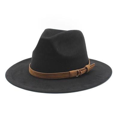 Mockajazzhatt Western Cowboyhatt Herr Brittisk Gentleman Topphatt Stor Brätte Utomhus Solhatt