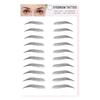 Zhengxiang 2025 Waterproof 6D Eyebrow Stickers - Realistic, Easy Makeup for a European, American, and Korean Style.