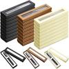 BHBL 24 Stück Stifte-Geschenkbox Leere Stifteetuis mit Klarsichtdeckel Stifte-Display zum Verpacken (Schwarz, Beige, Bronze)