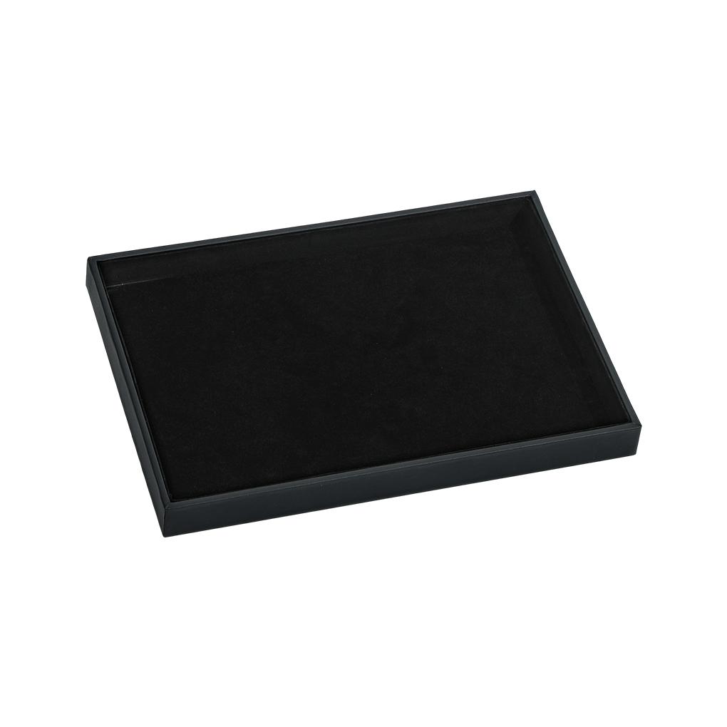 Anti-corrosion Velvet Cloth Made Jewelry Display Tray For Bracelets Rings And Necklaces Pedants Grey