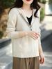 Women's Ready-to-Wear Wool Cardigan: Zipper, Pockets, Hood, Casual Loose Fit, Long-Sleeved. Perfect for Autumn/Winter.