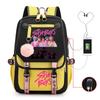 Anime Cartoon Printing High Value Student Spine Protection Schoolbag Going Out Leisure Backpack With Usb
