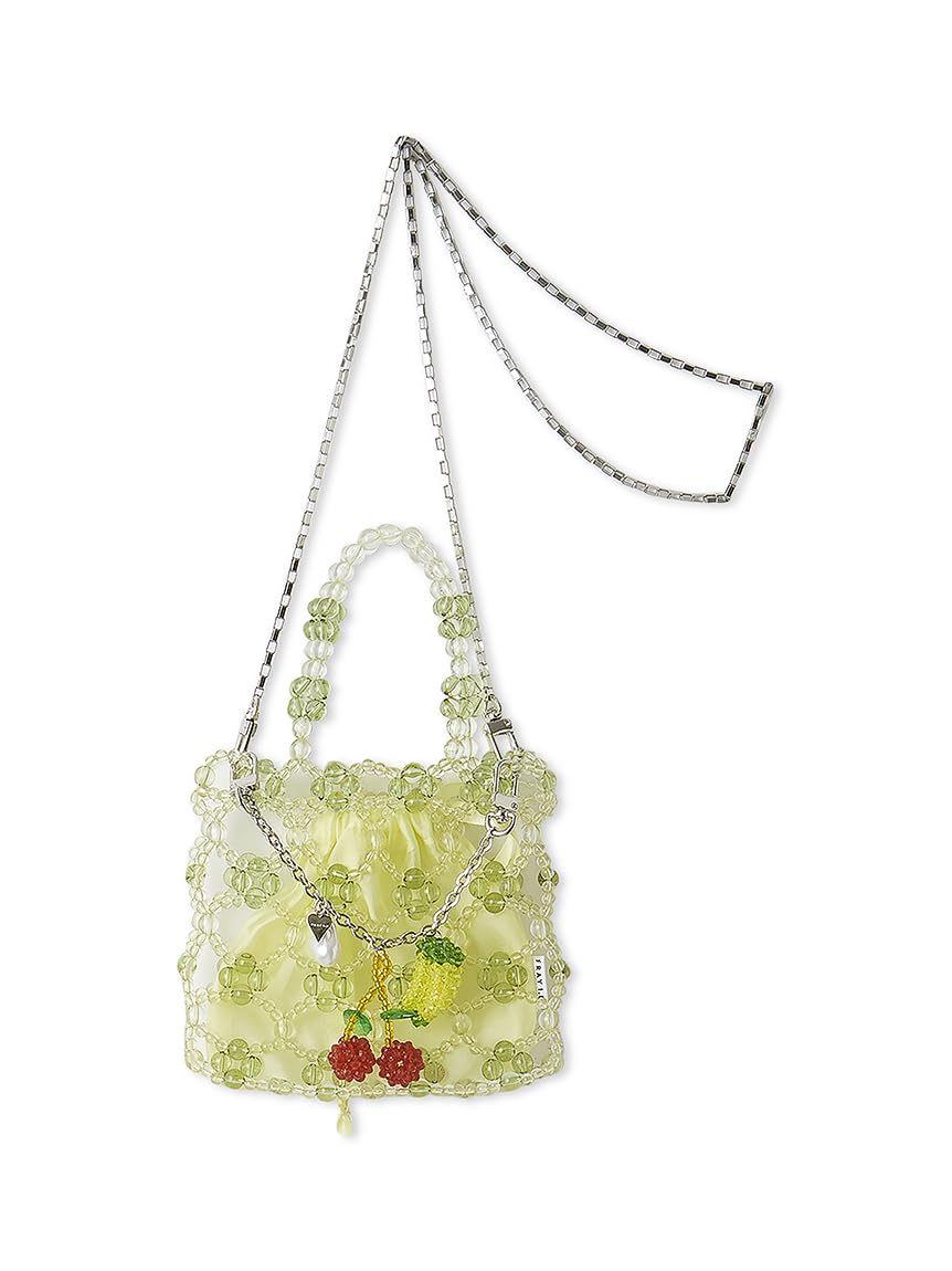 

Beaded bag with fruit charm FWGB252308 GRN [FRAY I.D.] Women s зелёный