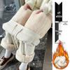 2025 Versatile Lambswool Warm Commuting Pants: Autumn/Winter Plus Velvet Casual Slit Style