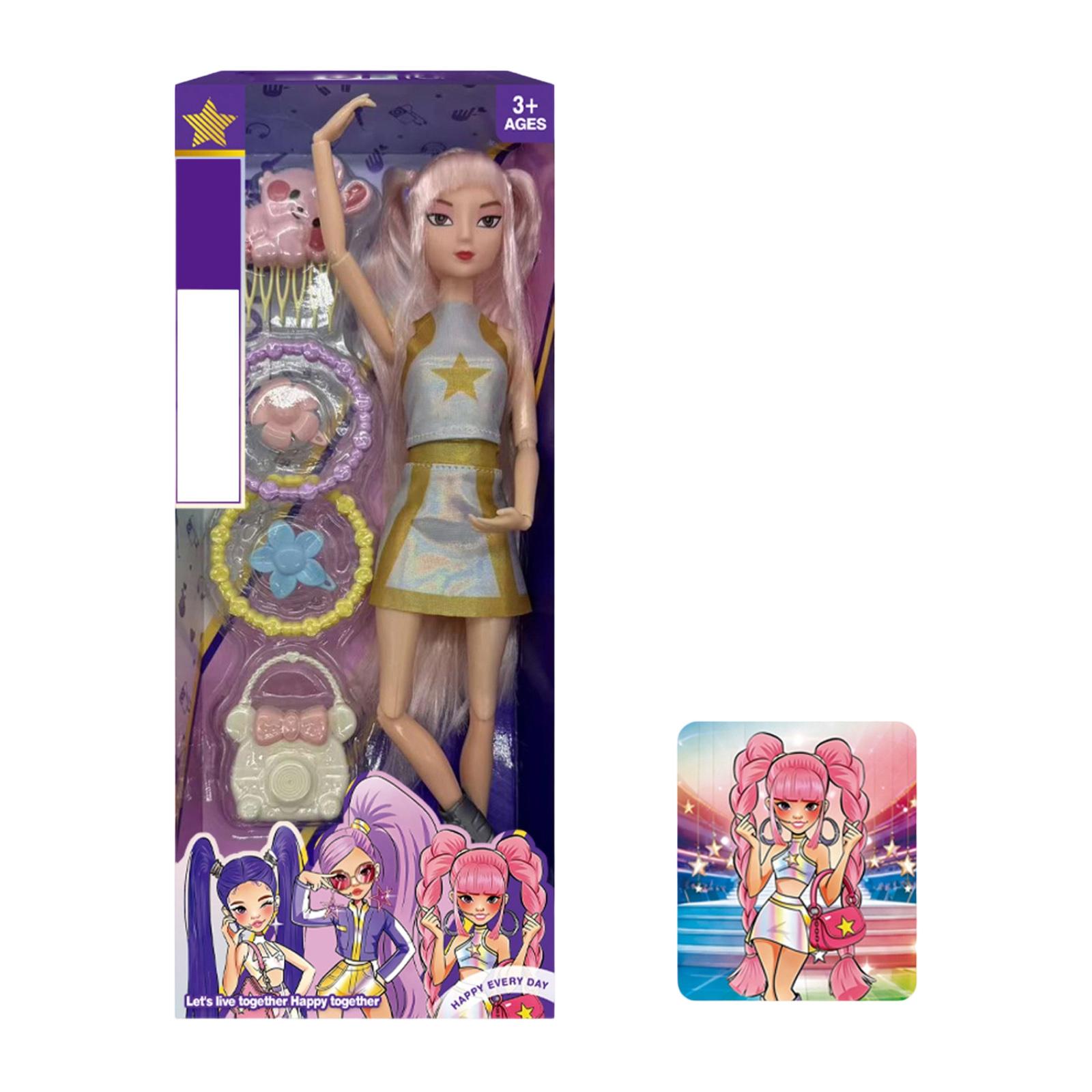 

11.5-inch Articulated Single-figure Girl Group Fashion Doll (standard Model) One Size