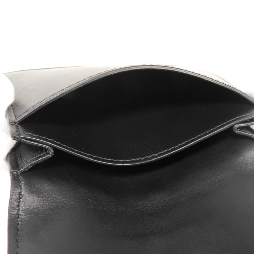 Used 11897 Business Card Holder 605720 VCPQ3 8803 7946 Pass Case RFID IC Chip Maxi Intrecciato Black Men's from Japan