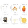 Unique Cartoon Style Brooch Charming Alloy Badge Dwarf Crab Mask Pin Unisex